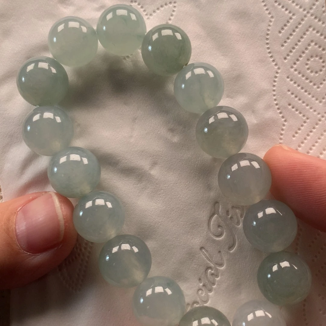 翡翠未镶嵌颈饰天然翡翠卡12手串定金