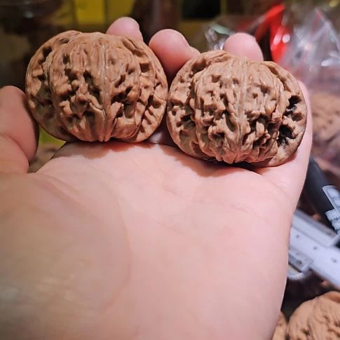 浣***酱吊坠文玩核桃43磨盘