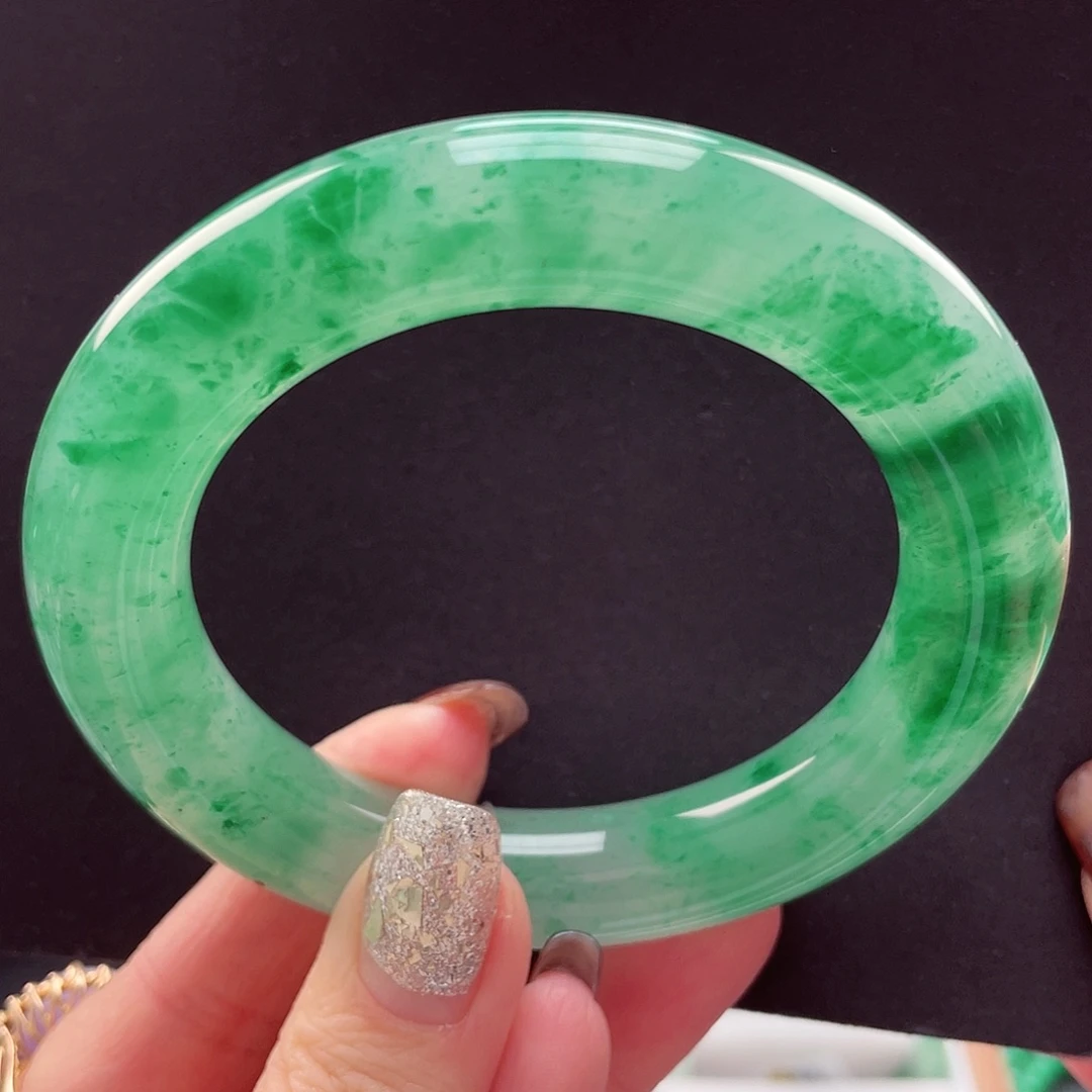 石英质玉未镶嵌手镯58-59