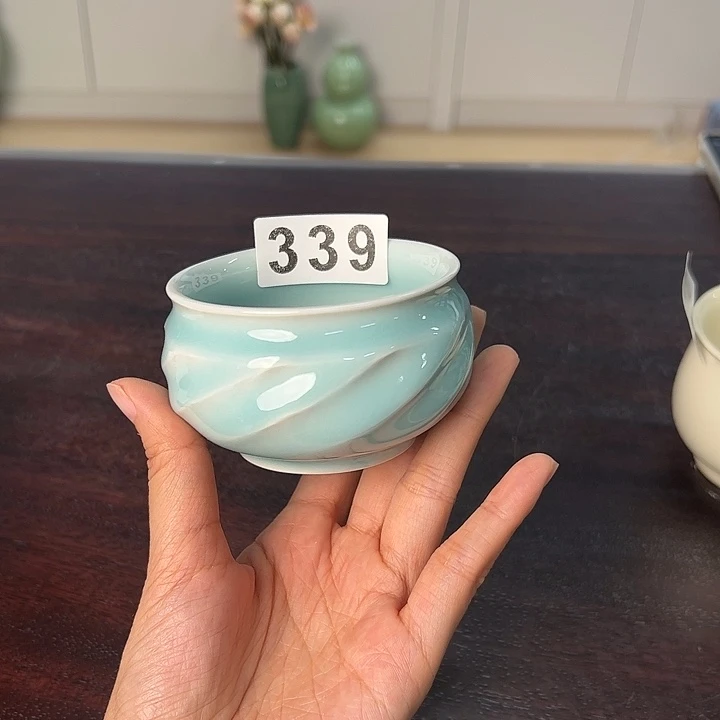 龙泉云间青瓷小米茶器