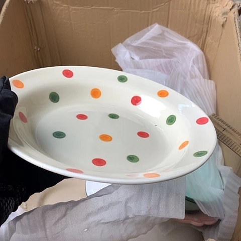 盘陶瓷制品满25拼单发货默认微瑕