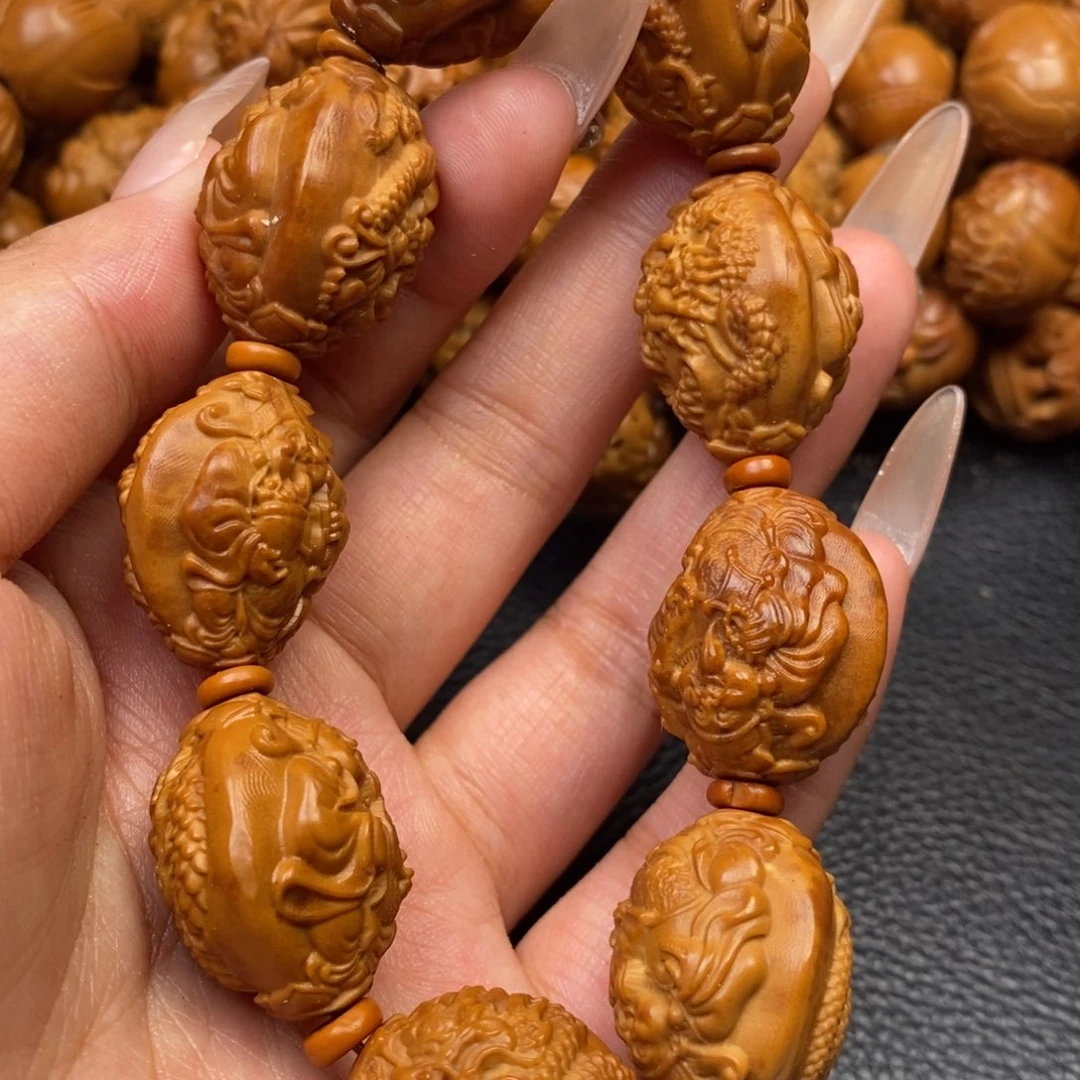 手串橄榄核龙财神反油特价