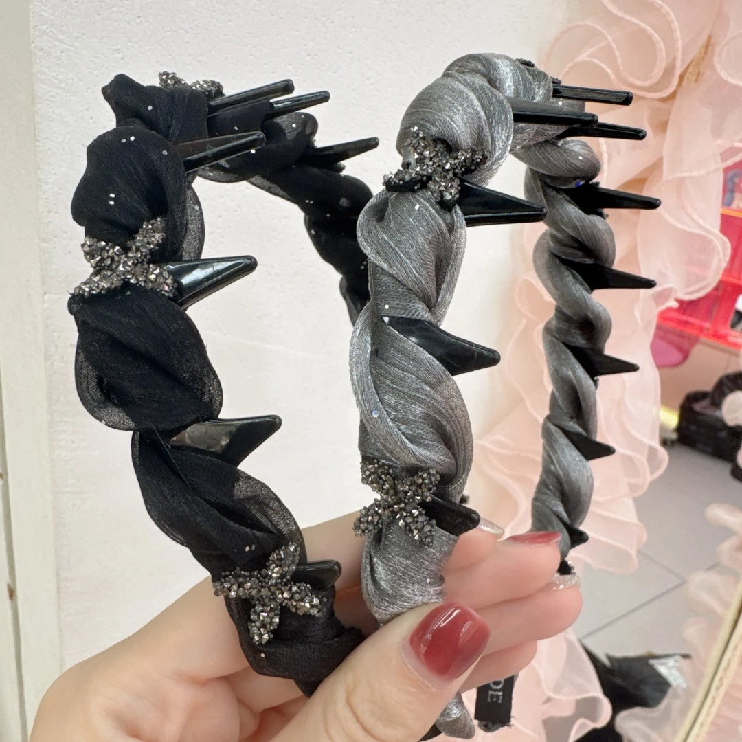 简约风日韩温柔女波西米亚风发箍百搭法式优雅头饰