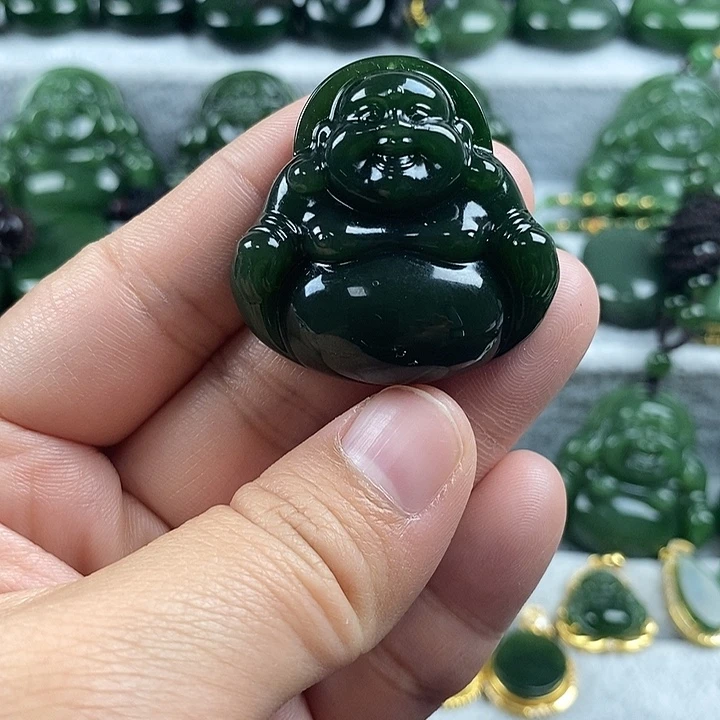 和田玉（碧玉）未镶嵌颈饰35