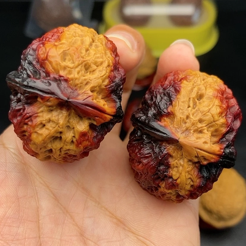 【闪购商品】把件文玩核桃41尺铁绣球52克