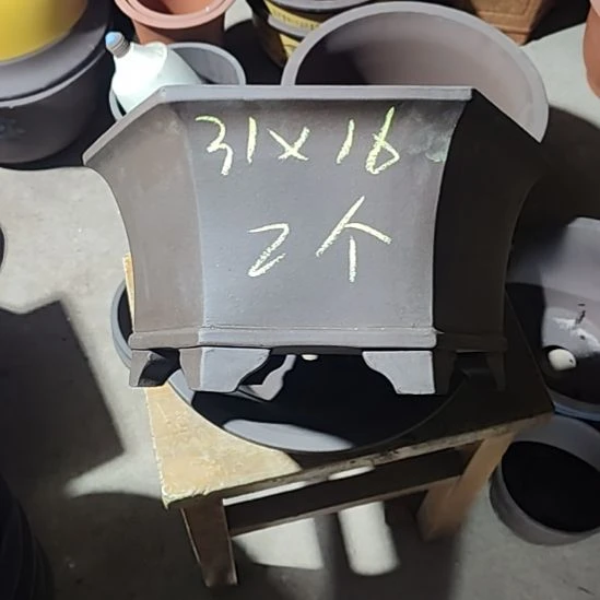 宜兴紫砂花盆清清楚了吗