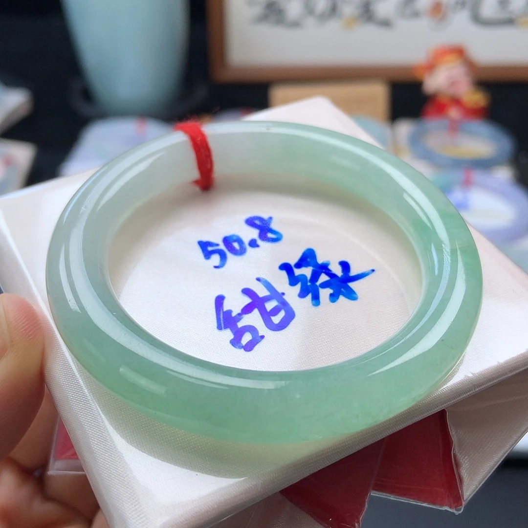 翡翠未镶嵌手镯22号