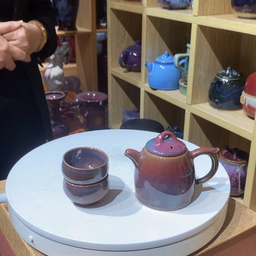 【闪购商品】瓷片海****3钧瓷艺术作品00258