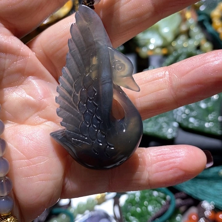 岫玉毛衣链未镶嵌