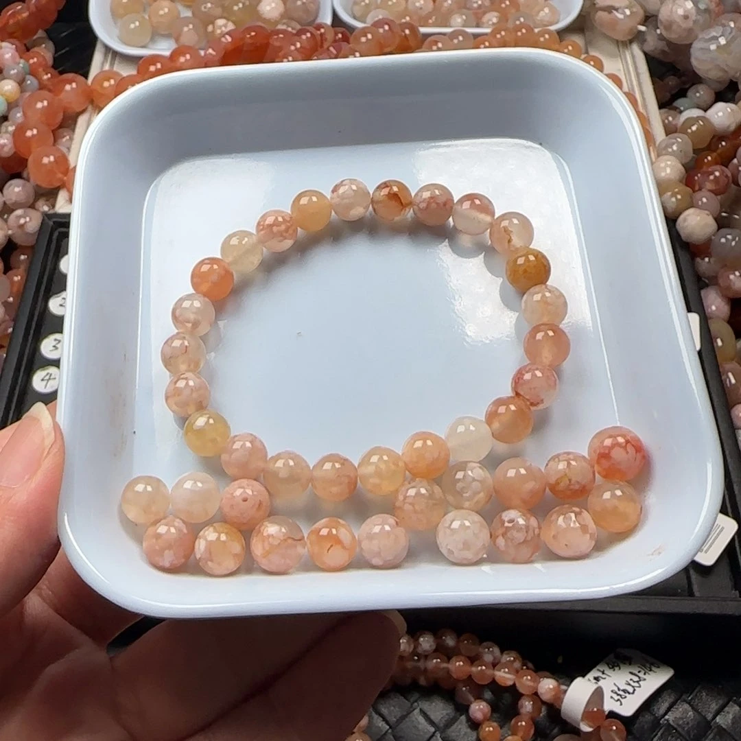 玛瑙/玉髓未镶嵌珠宝半成品甜*圈