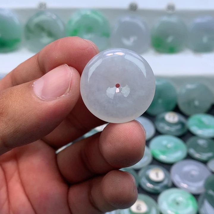 颈饰未镶嵌翡翠缅甸天然A货翡翠25.8-6.2