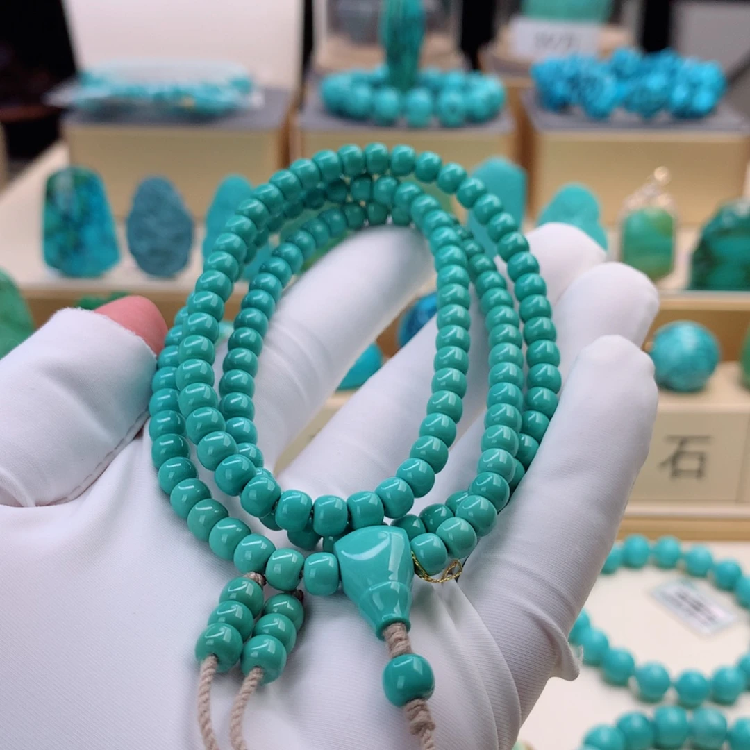 绿松石未镶嵌挂件