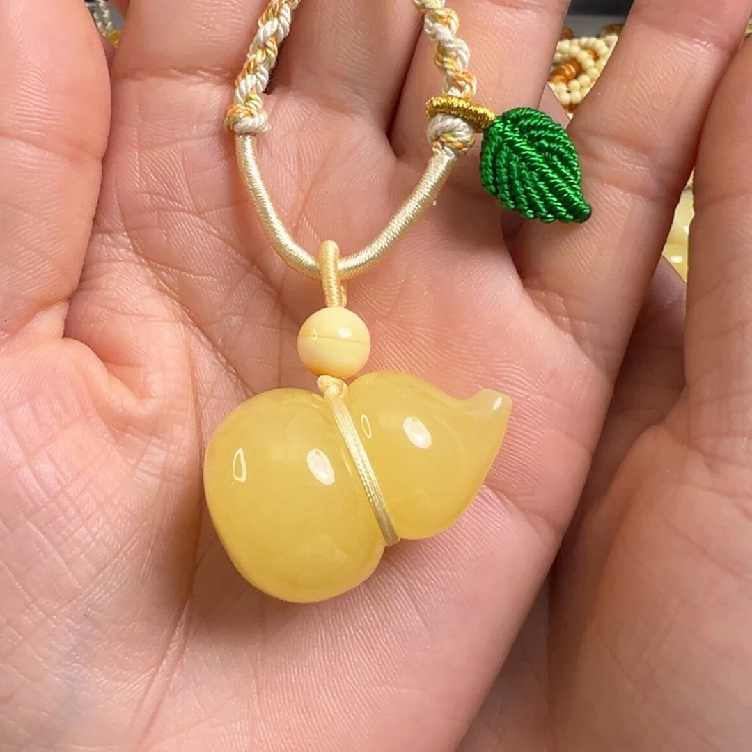 蜜蜡颈饰未镶嵌蜜蜡