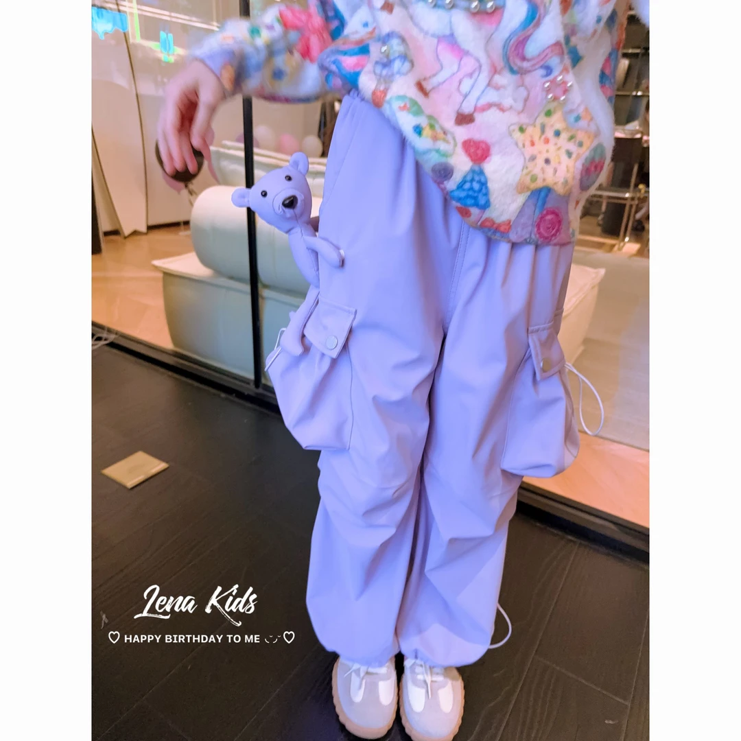 Lenakids【加厚绒抗风保暖工装裤】高品高货！25091902