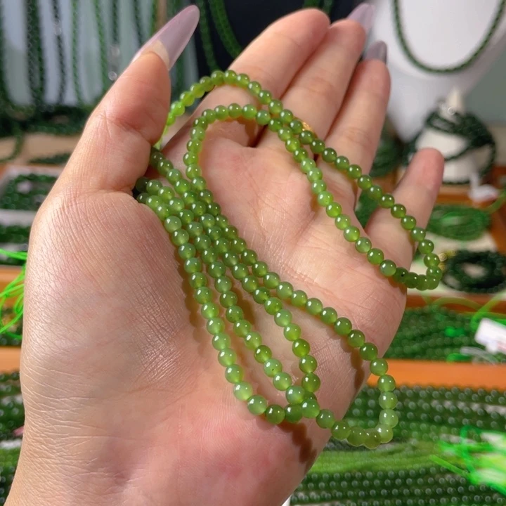 和田玉（碧玉）未镶嵌颈饰4