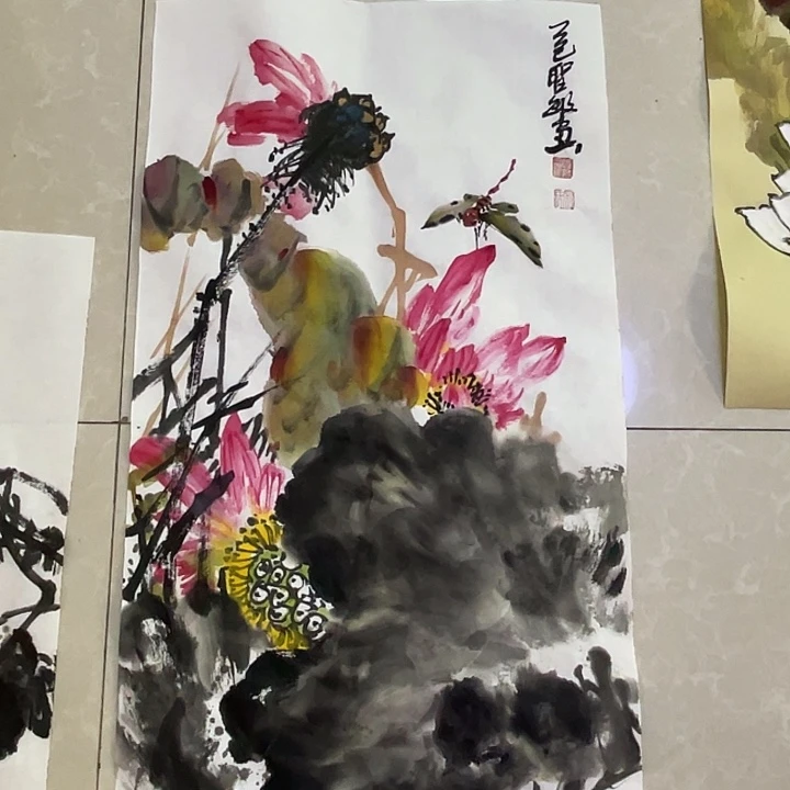 国画张圣敏先生纯手绘作品