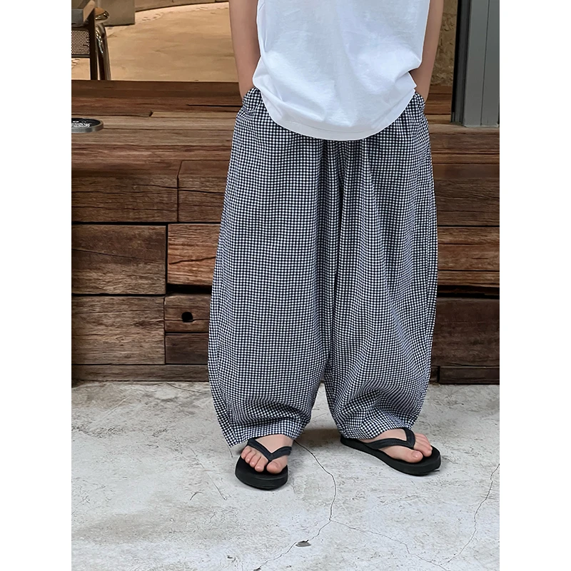 【现货】略略童装儿童夏季轻薄宽松设计感休闲长裤252KZ3529