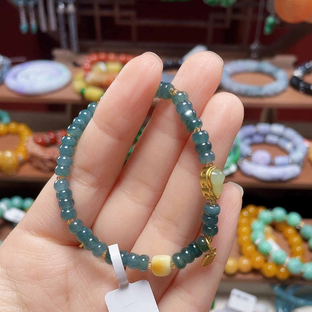 翡翠未镶嵌手链饰品