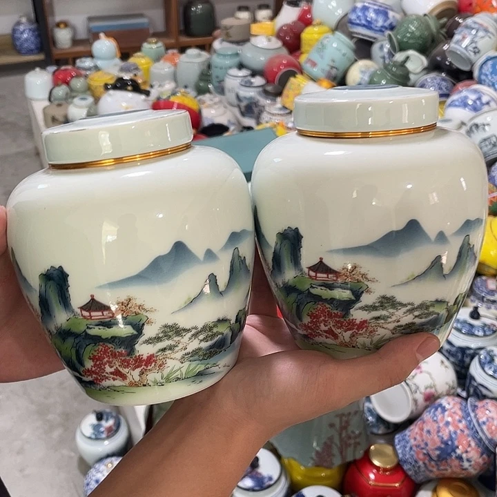 陶瓷罐茶叶罐密封罐
