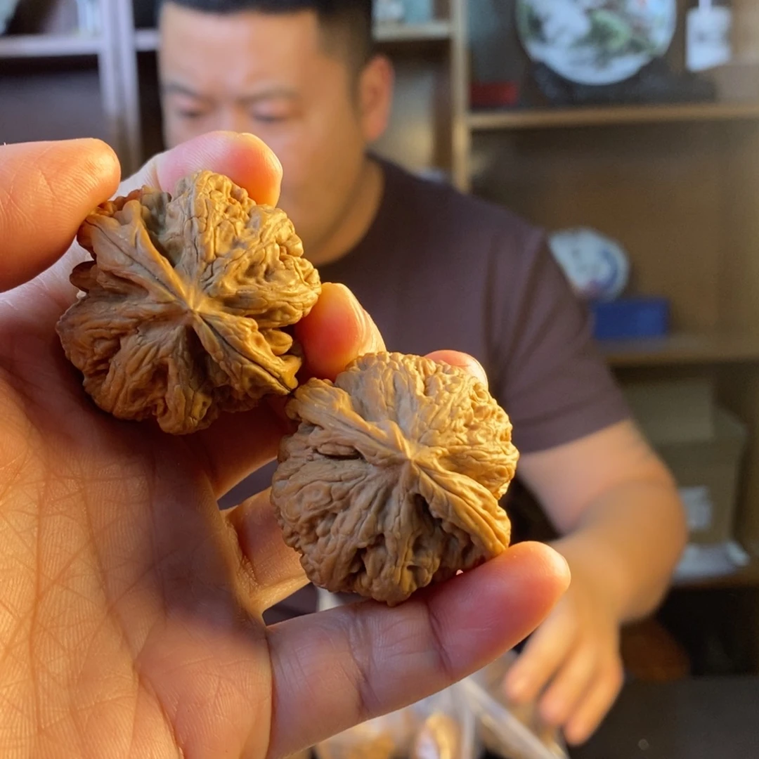 文玩核桃把件大粗筋45。40尺