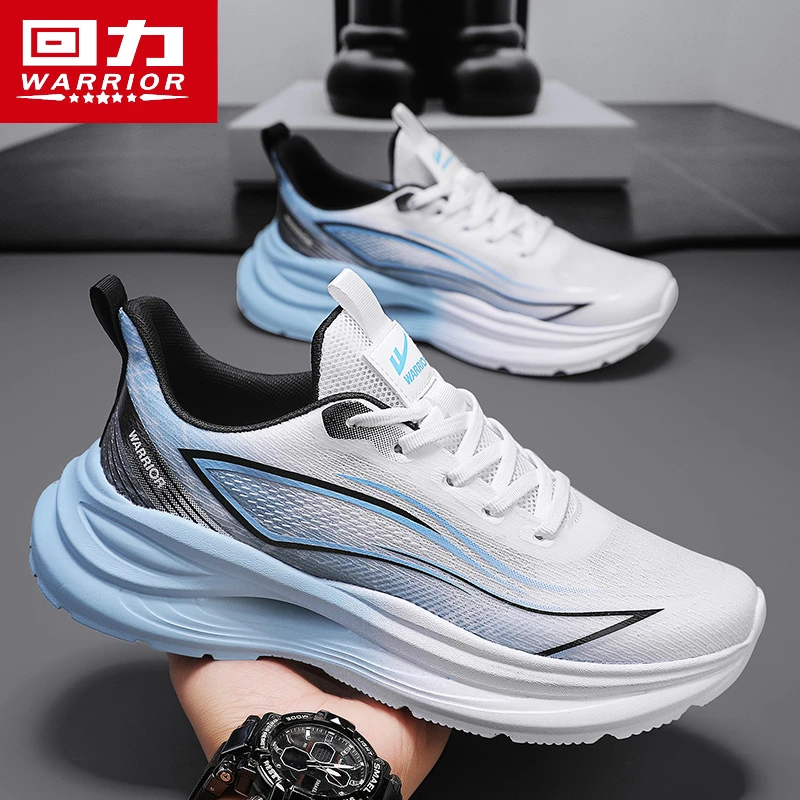 回力运动男鞋2025冬季新款网面透气跑步鞋软底减震轻便百搭休闲鞋