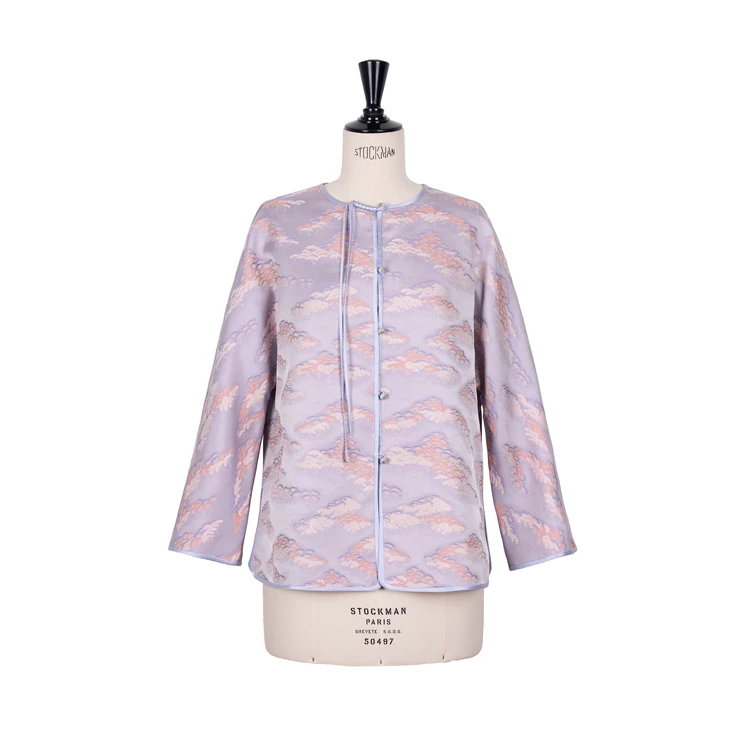 【春韵】高奢宋锦无里衬圆领外套CD2167769