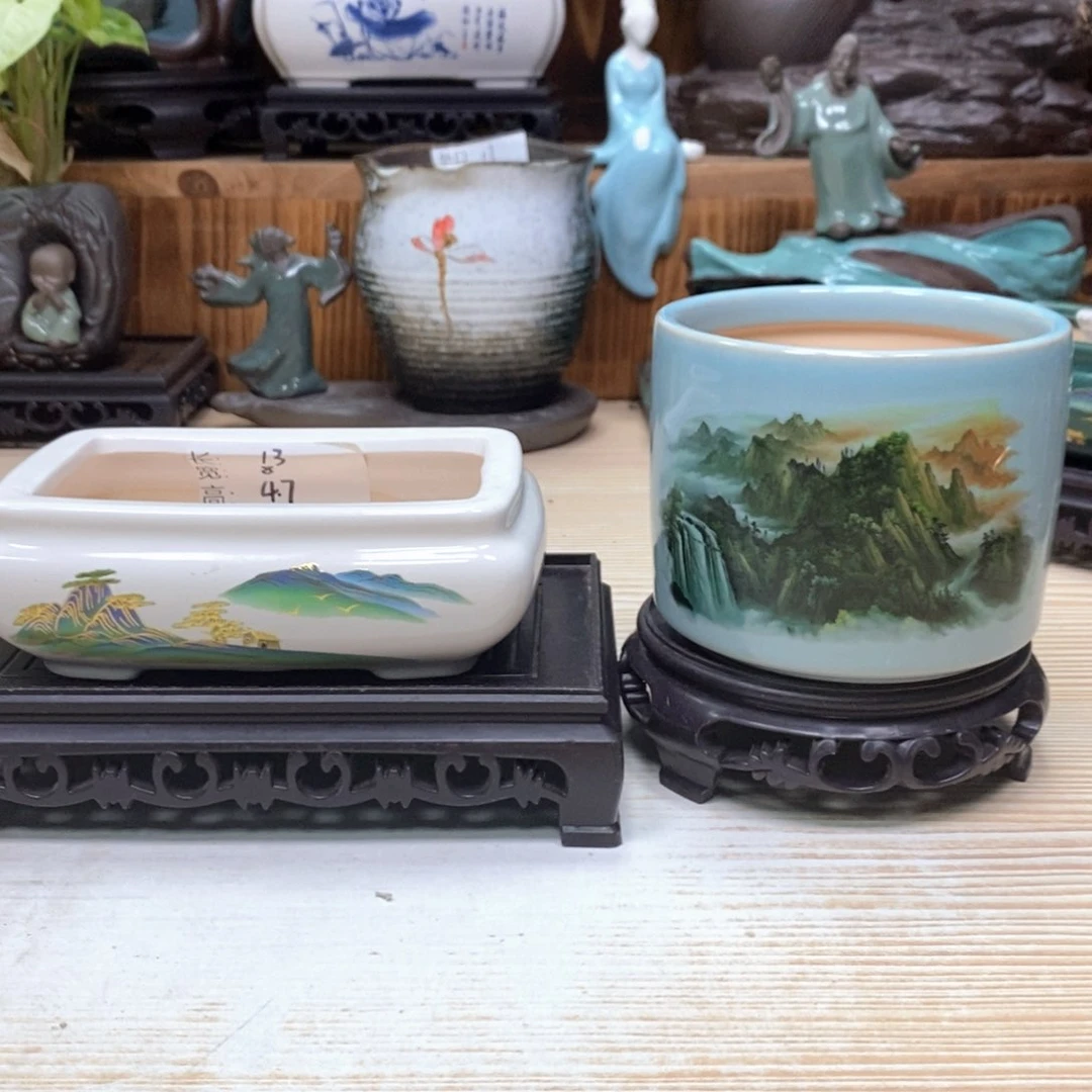 紫砂花盆紫砂陶瓷花盆抢购清货