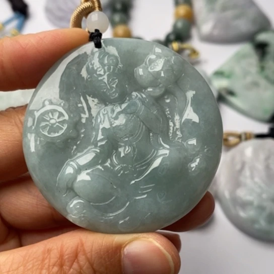 翡翠未镶嵌挂件翡翠