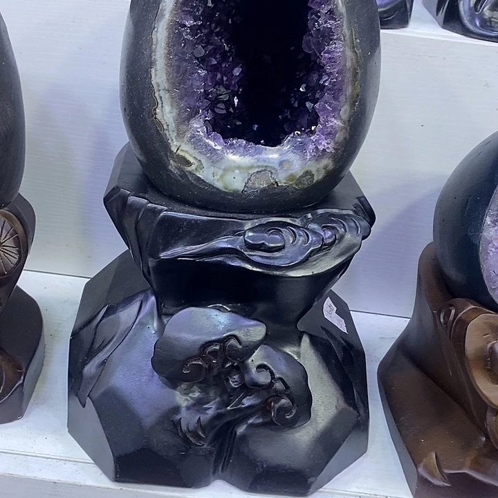 渔***获紫晶大型摆件（非配饰）未镶嵌812