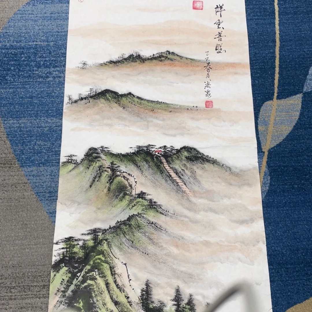 国画用****8绘画莘洪泉画芯