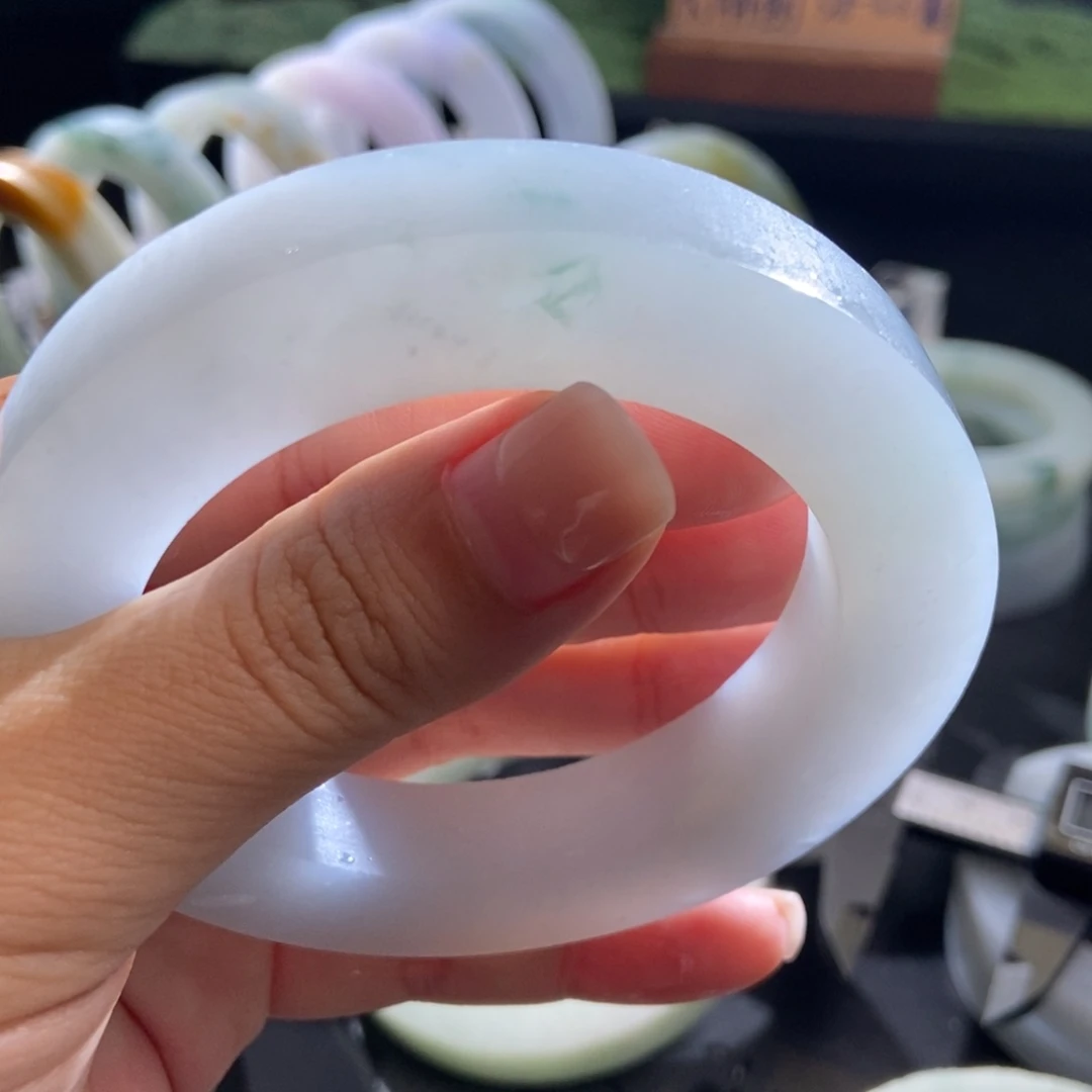 醉***卿定制翡翠翡翠手镯未镶嵌