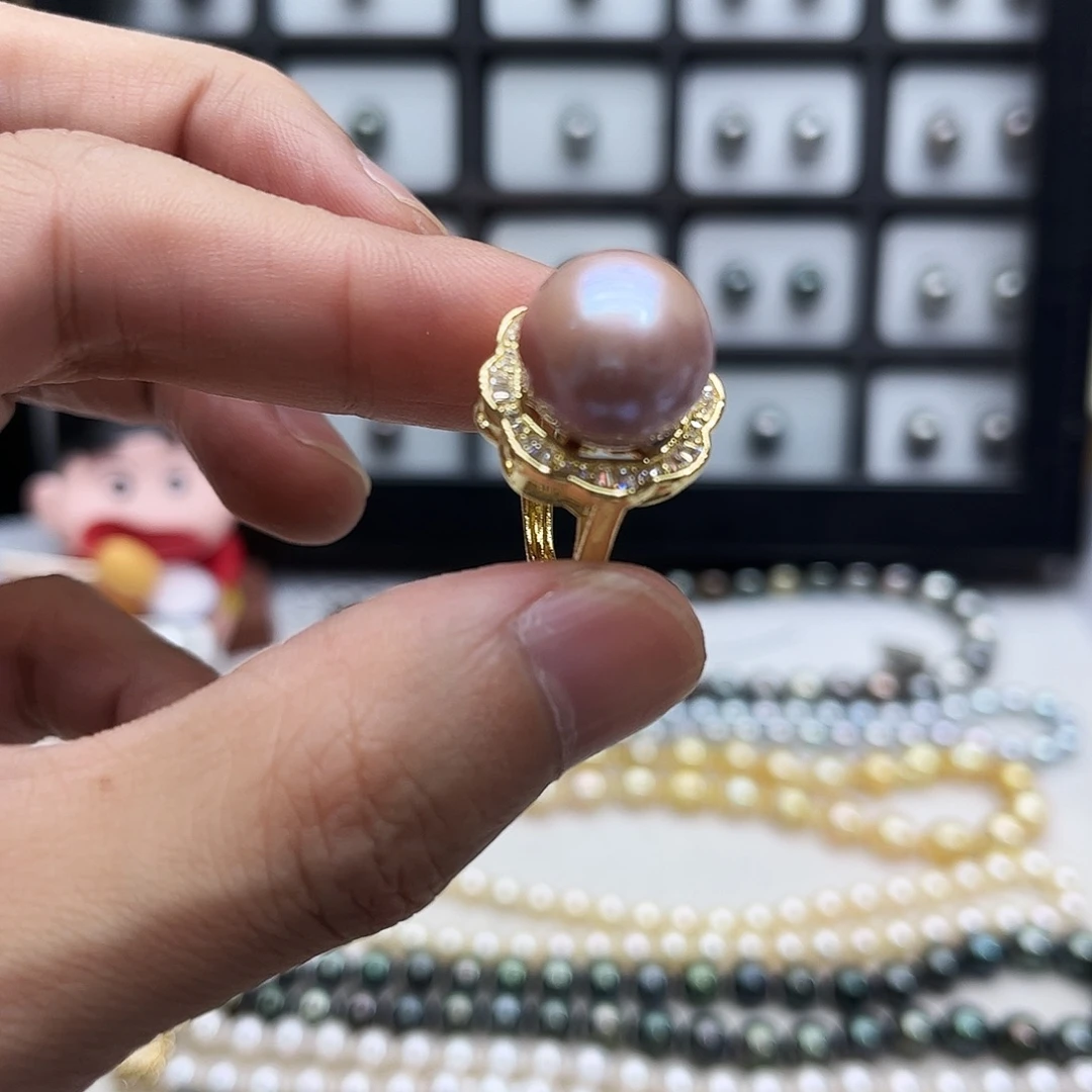 戒指未镶嵌淡水珍珠