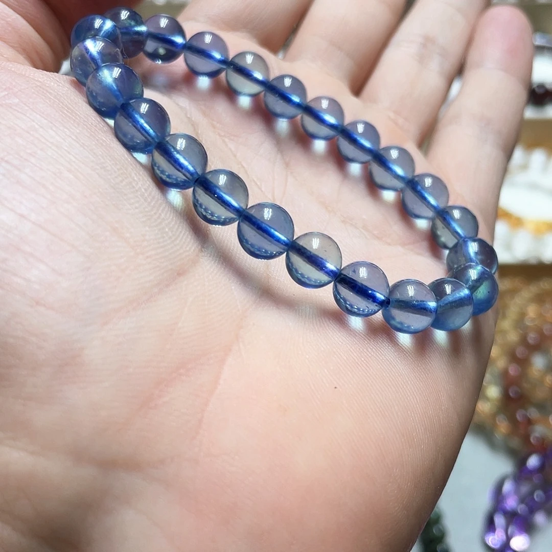 水晶手链未镶嵌海蓝宝