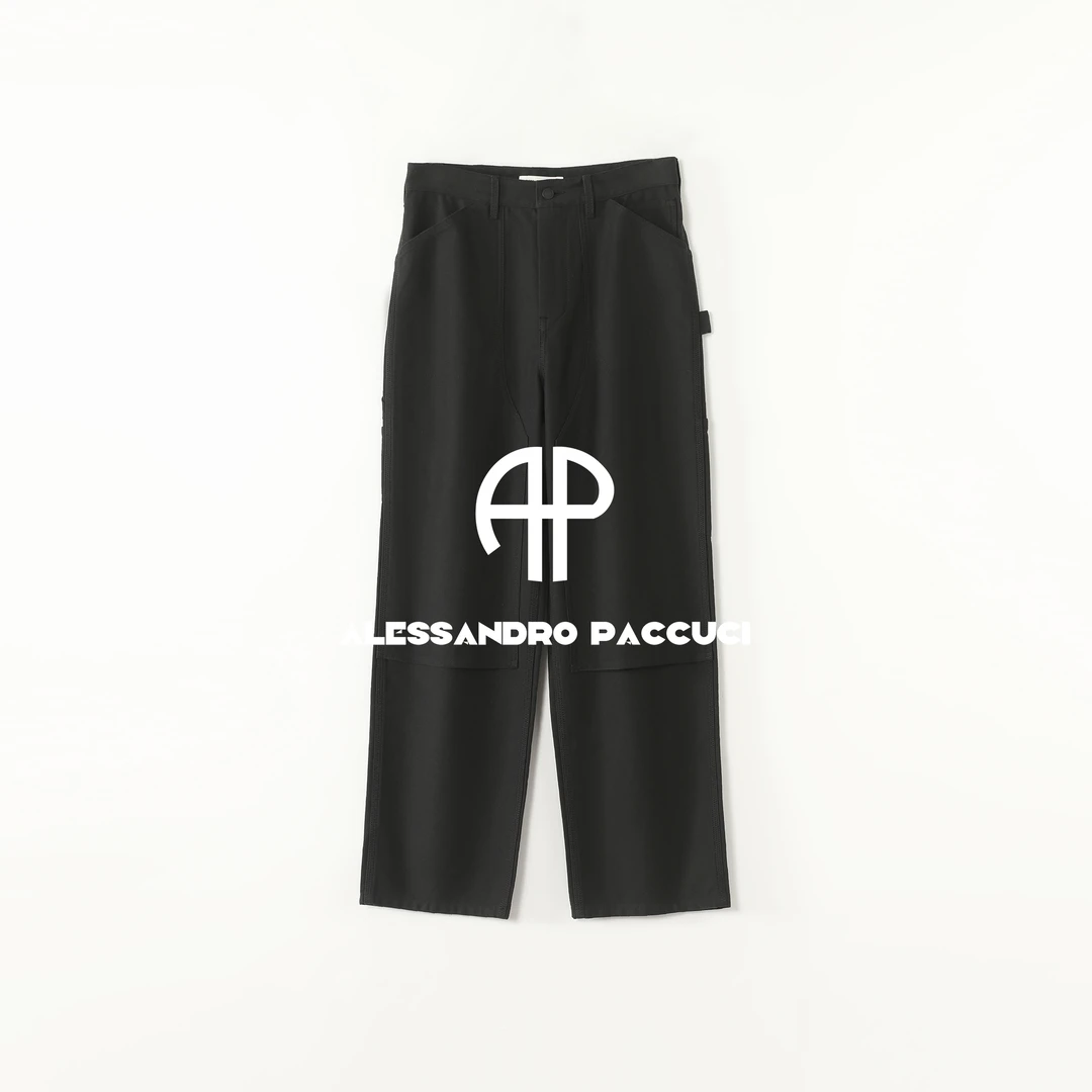 AP洛哥53272KC纯棉解构感两色柔软简约时尚休闲长裤