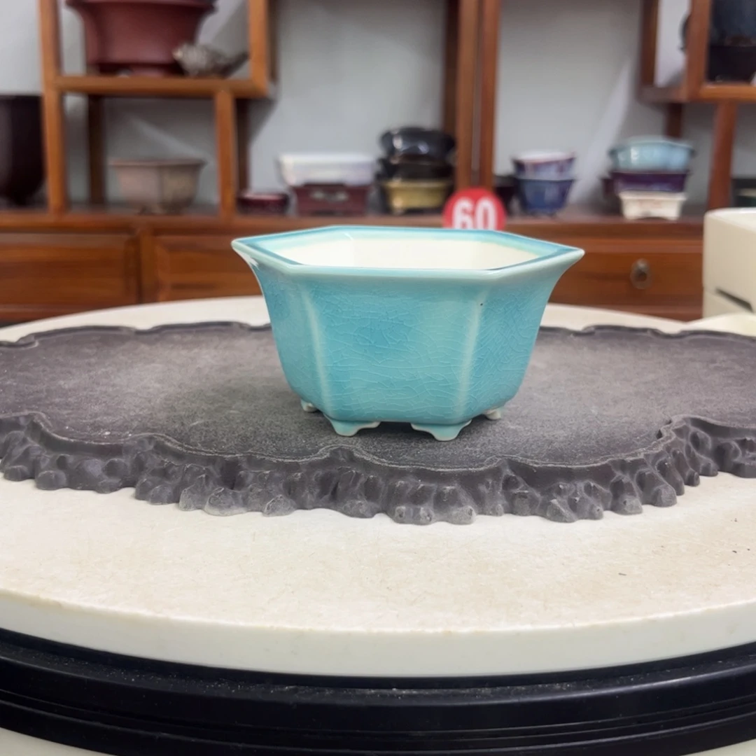 紫砂花盆瑕疵6-10.5。。。