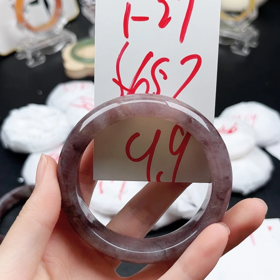 未镶嵌手镯石英质玉1.27