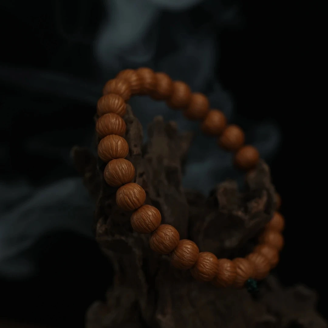 夭夭出品-【1磨盘凤羽】猴头核桃手串无修无泡药全品买文玩