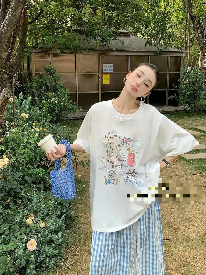 夏季卡通印花新款短袖t恤系列