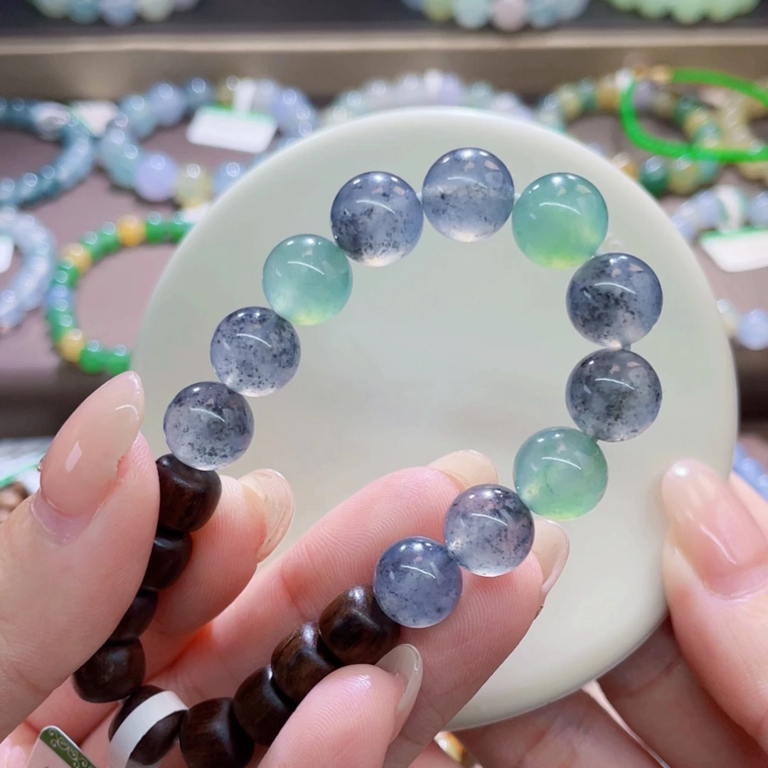 未镶嵌手链翡翠品质单珠卡10