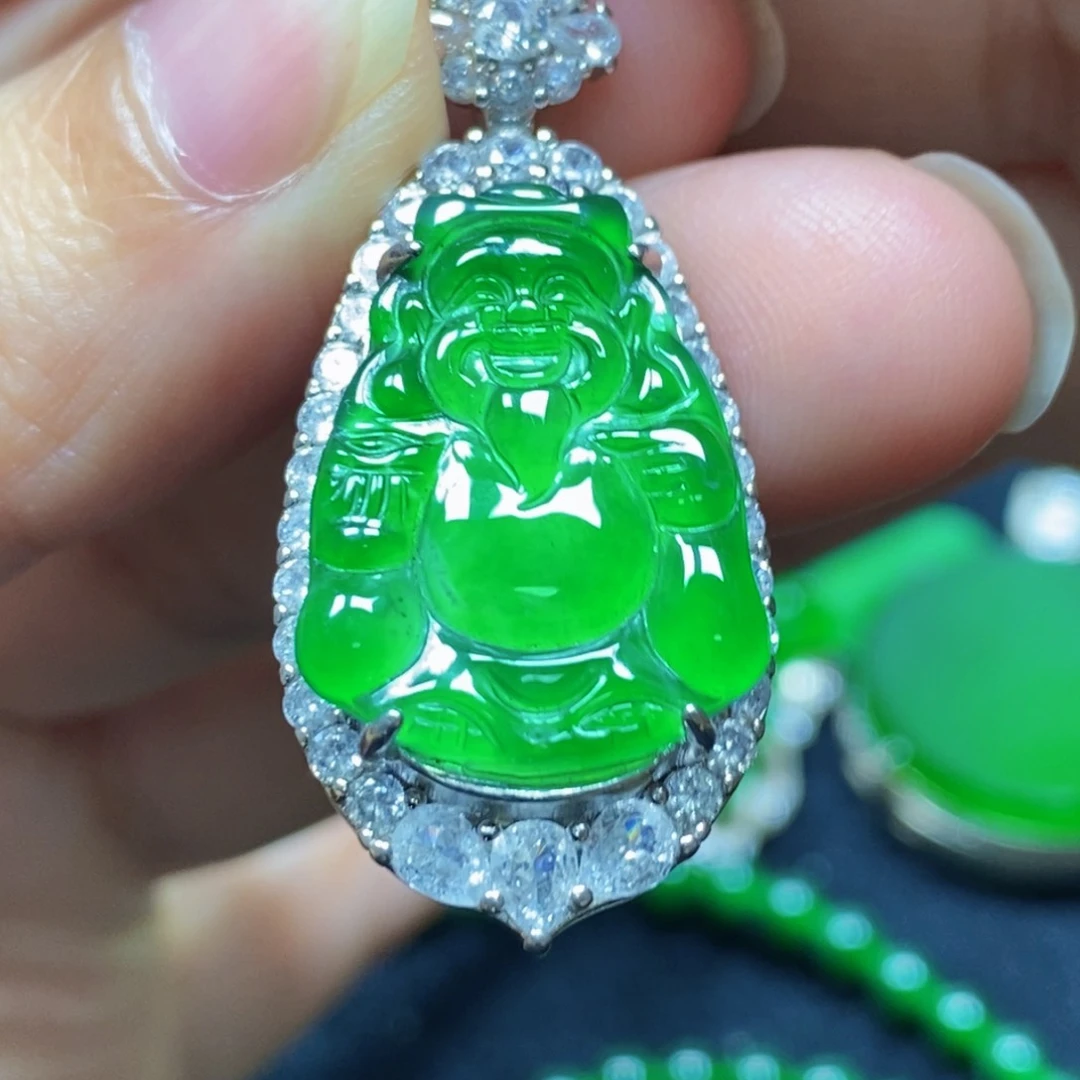 翡翠未镶嵌颈饰天然翡翠