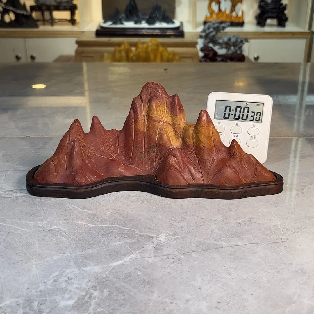 用***2灵璧石手工雕刻奇石摆件