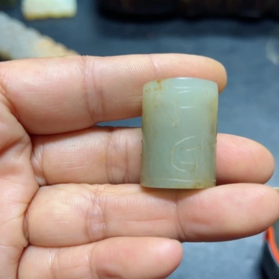 吊坠白玉菩提把件