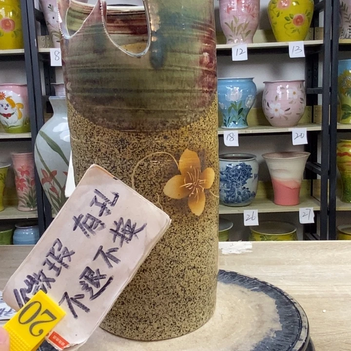 景德镇高温陶瓷花盆