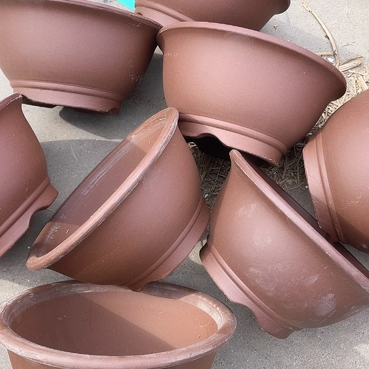 紫砂花盆100-8。20-9.5