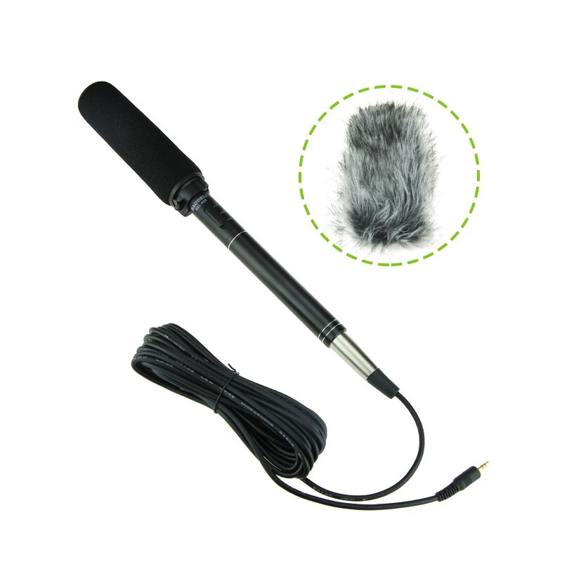 采访麦克风话筒 手机单反摄像机新闻采访收音 微电影直播电容麦