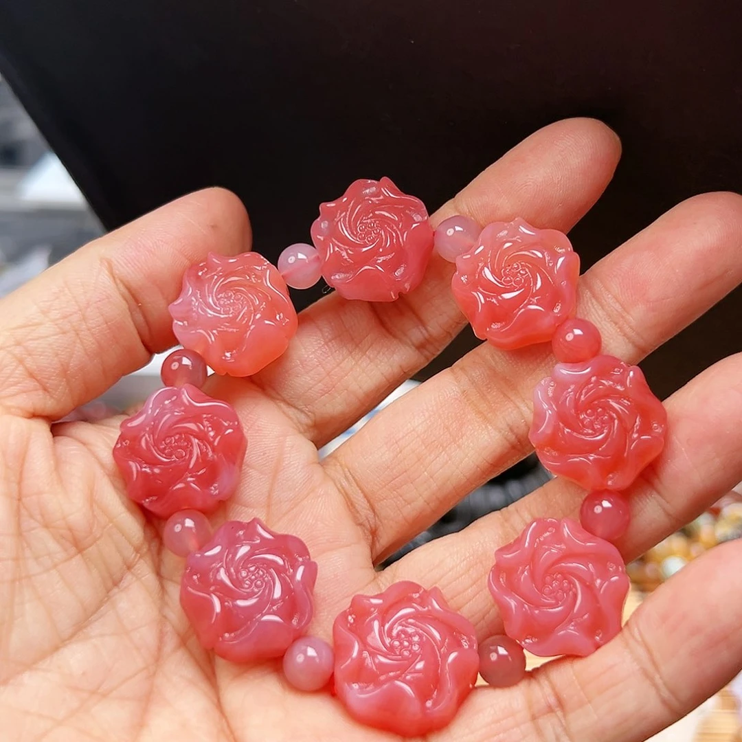 未镶嵌玛瑙/玉髓珠宝半成品