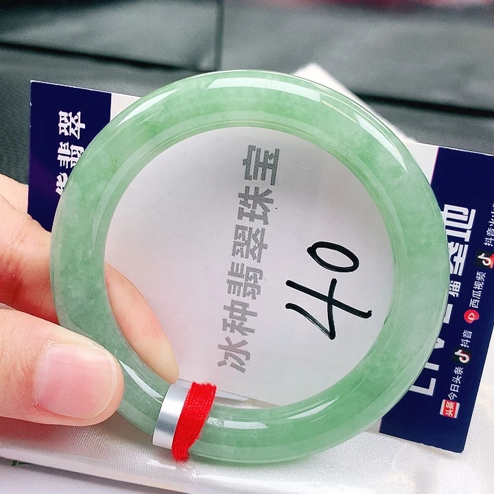 翡翠未镶嵌手镯缅甸天然a货翡翠手镯