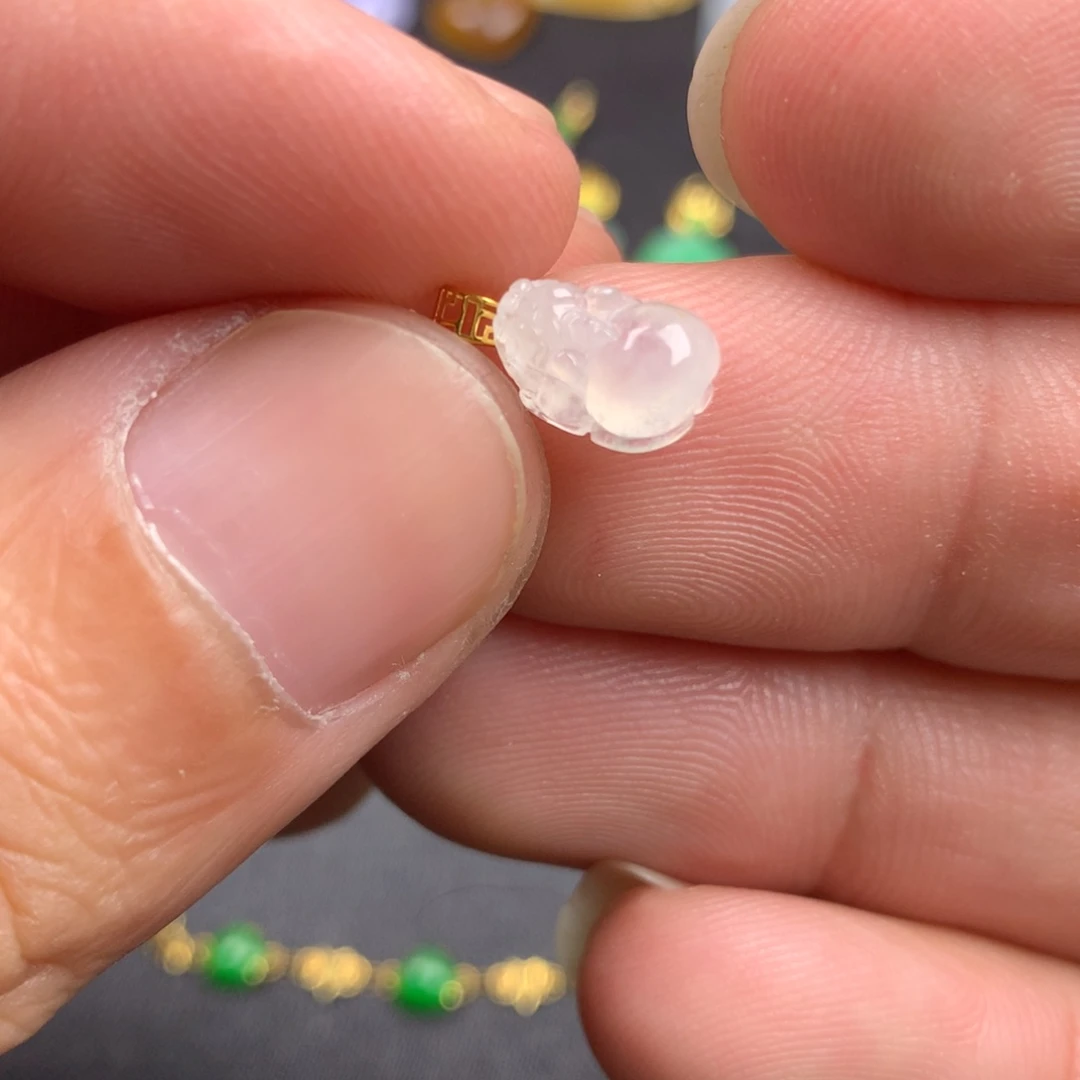 【闪购商品】颈饰18K金镶嵌翡翠翡翠