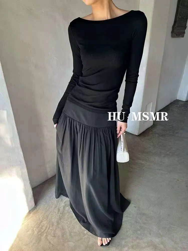 B30-2四色“纯色”长款长袖上衣（1032）