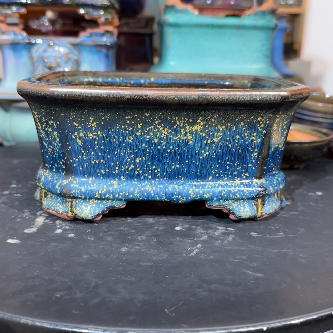 山***风摆件陶觉象钧创盆景微瑕